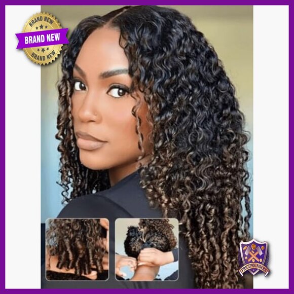 Human Hair Glueless Wig 18 Inch No Slip HD Lace Pre Cut Pre Plucked